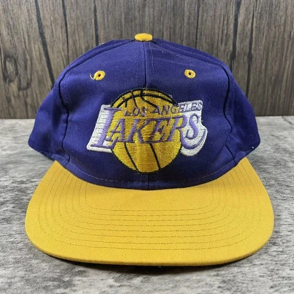 Vintage C Competitor LOS ANGELES LAKERS Adjustable Snap Back Cap - Picture 2 of 9
